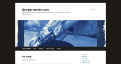 Desktop Screenshot of goodgirlproject.com